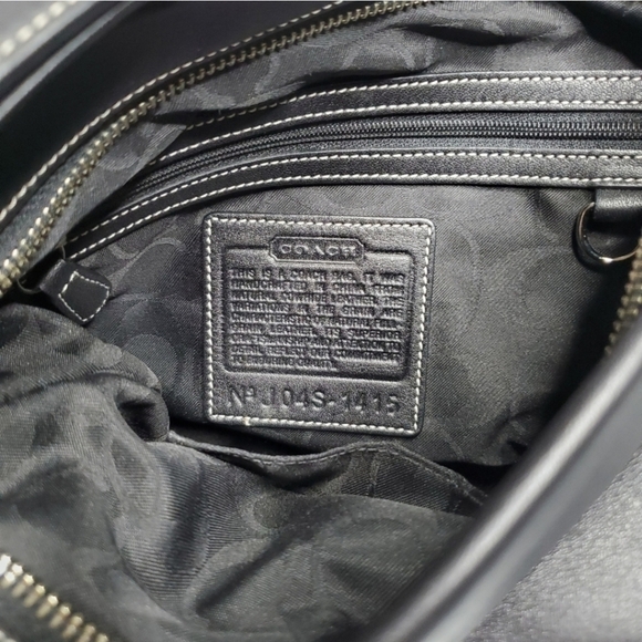 Coach 1415 Soho Slim Y2K Black Leather Hobo Fringe Tasseled Shoulder Bag - Picture 13 of 13